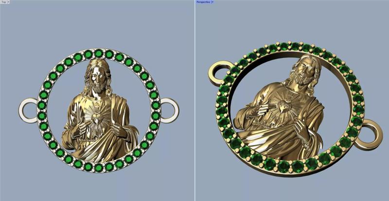 Sacred Heart Pendant - Herraje Sagrado Corazon