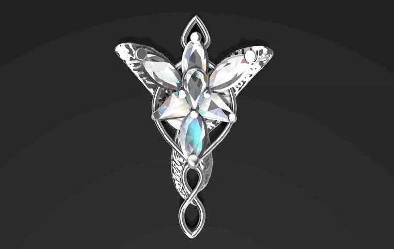 Evenstar Arwen pendant from LORD OF THE RINGS