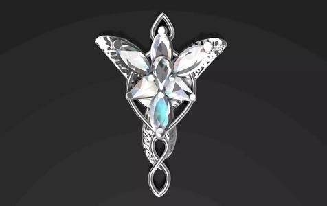 Evenstar Arwen pendant from LORD OF THE RINGS