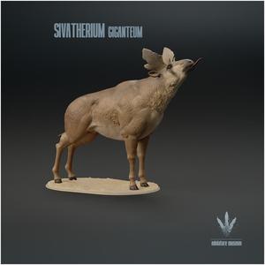 Sivatherium giganteum  : Feeding