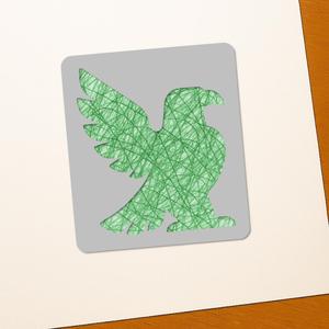 Eagle Drawing Stencils – 3D Printable Tools for Artists