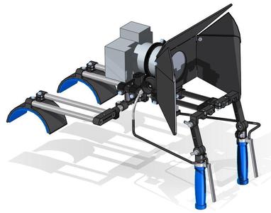 Very variable camera rig (double shouldermount, followfocus, breakleverfollowfocus,...)