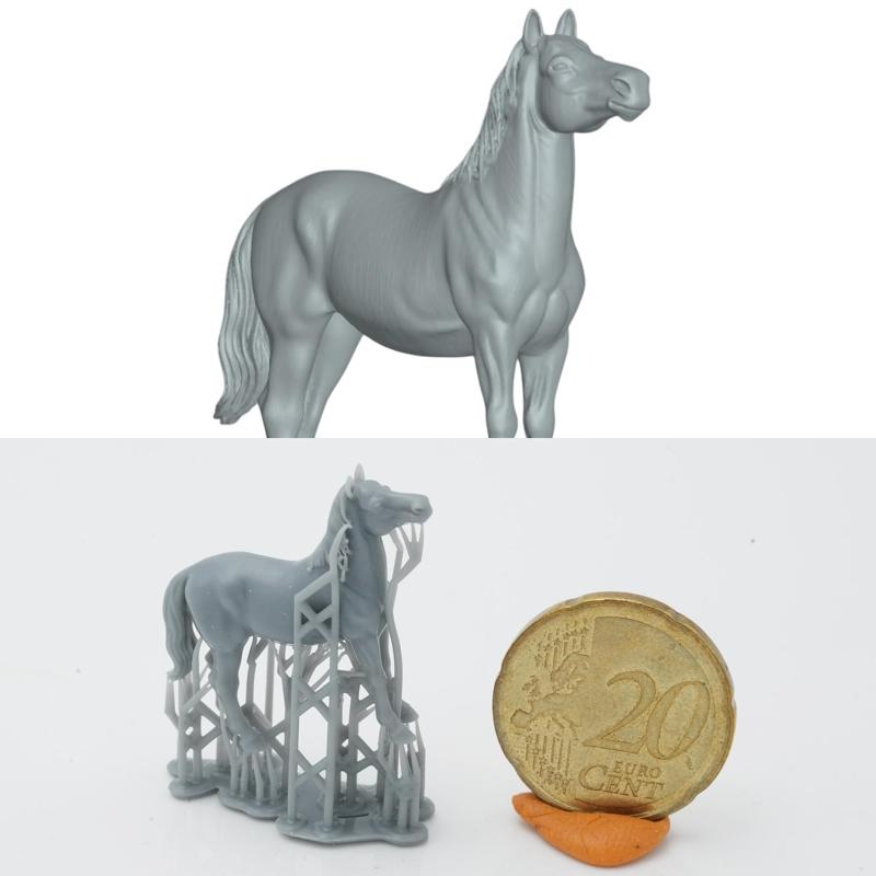Standing Horse - Farm Animals – Tiny Animal Miniatures