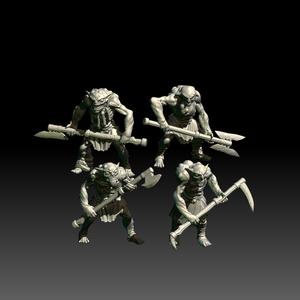 April 2025 Pack - Wild Troglodytes Two Handed Warriors