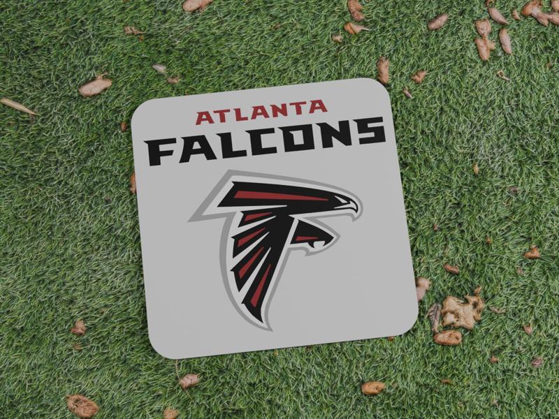 Atlanta Falcons Square Coaster