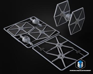 Tie Fighter Vehicle Kit Card - 3D Print Files