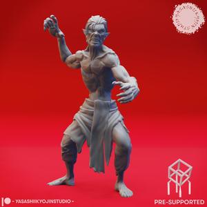 Vampire Spawn - Swiping - Tabletop Miniature (Pre-Supported)