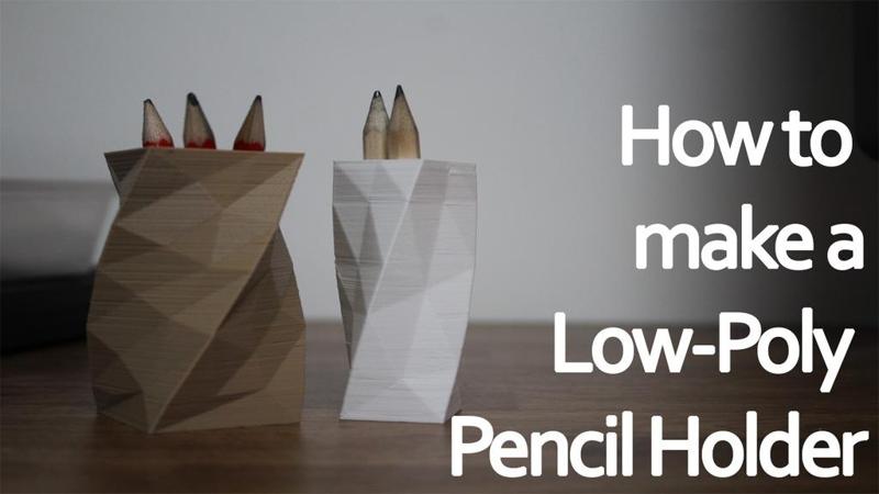 Low Poly Pencil Pot