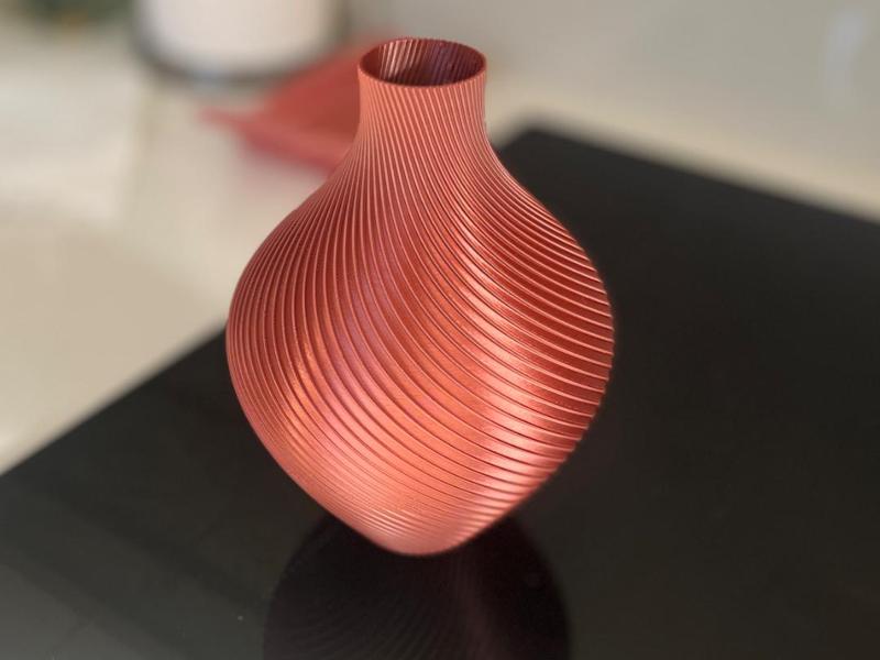 Grecian Urn style Spiral Vase