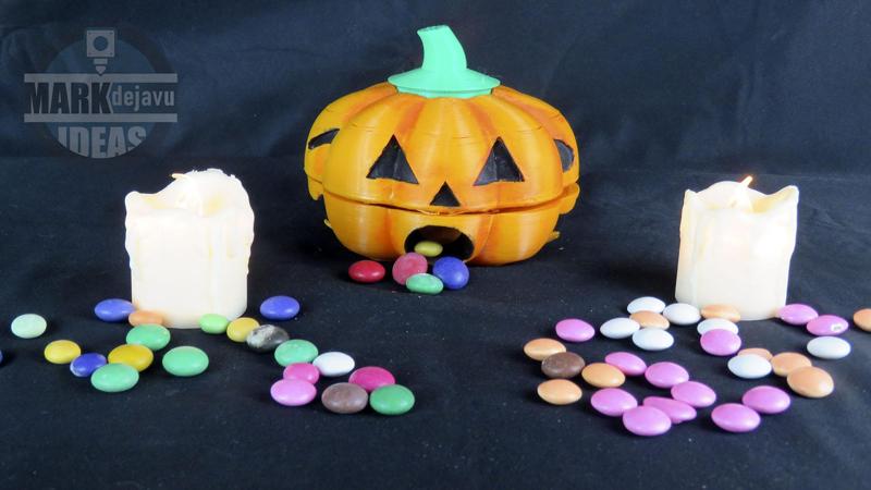 PUMPKIN DUO CANDY BOWL