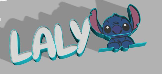 Name LALY Stitch