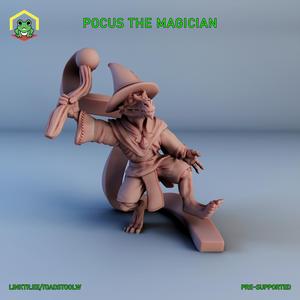 Pocus the magician - STL - RPG MINIATURE