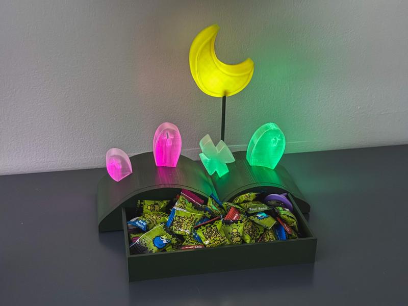 Halloween Scenery Candy Bowl