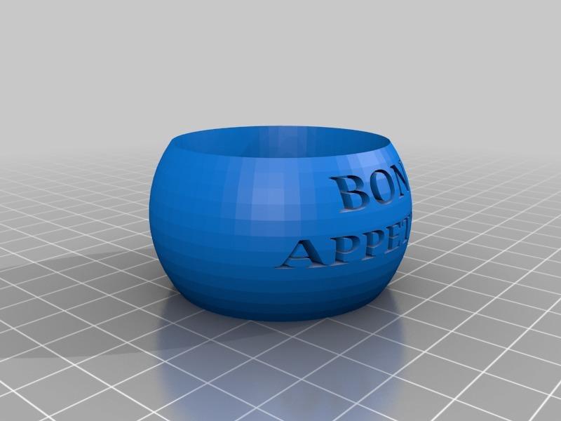 Rond de serviette "bon appetit"