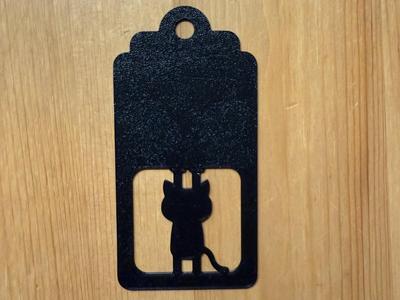 Cat Gift Tag