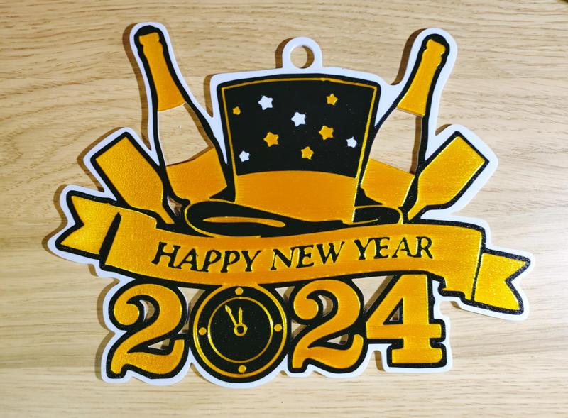 2024 Happy New Year ornament