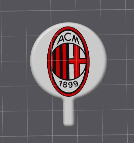 AC Milan Bottle Cap/Keychain Beer Cap