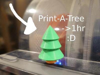 Print-a-Tree (Mini Christmas Tree)