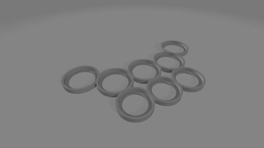 Round Base Movement-Formation Tray (Chaos Legionnaires - Warcry)