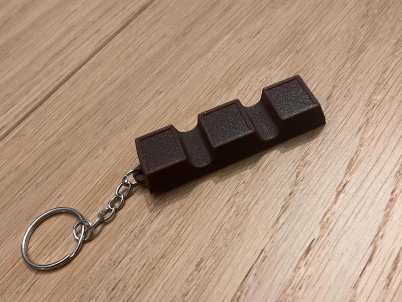 Belgian Chocolat Keychain "Sweets for my Sweet"