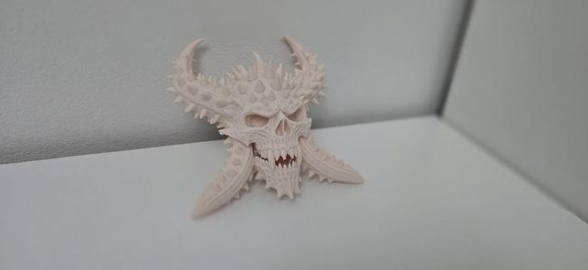 Demonic Spiked Skull – Halloween Edition