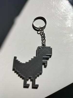 DINOSAUR GAME KEYCHAIN