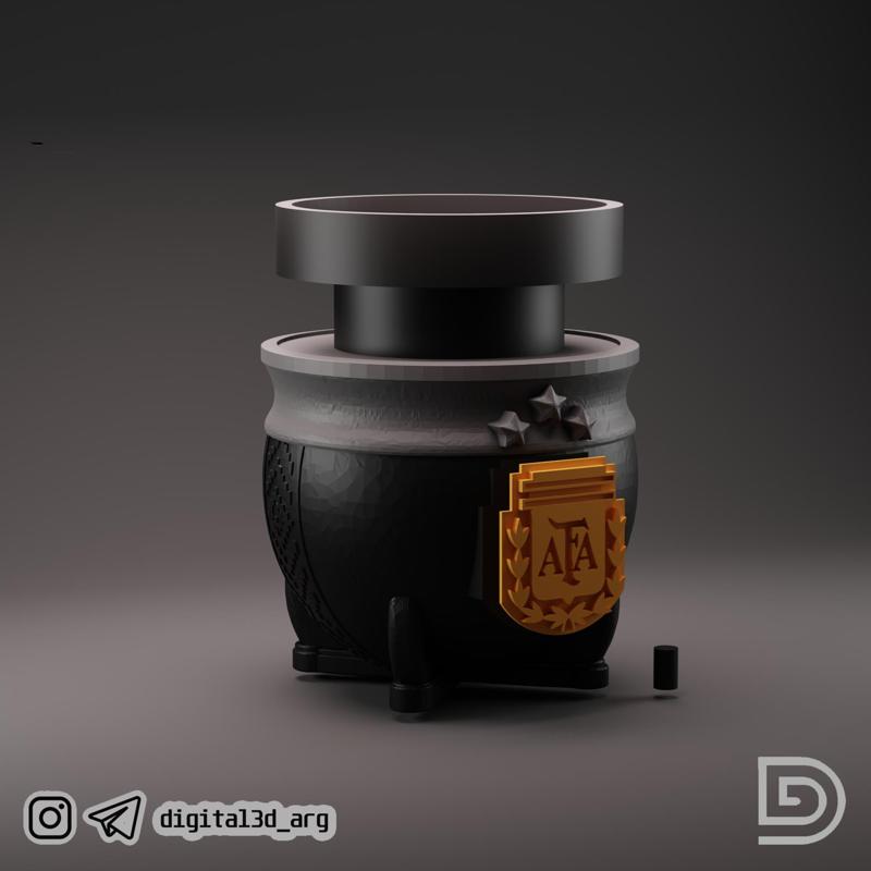 MATE ARGENTINA GUARDA PAMPA AFA 3 STARS