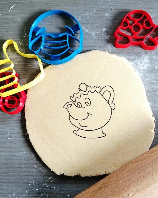 Mrs Potts Beauty and the Beast Cookie Cutter