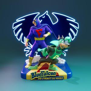 Dynomutt - Blue Falcon and Wonder Dog