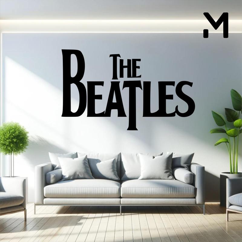 Wall silhouette -  The Beatles 2