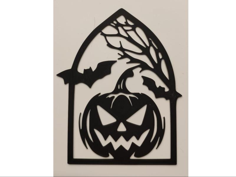 Halloween decoration - pumpkin sticker