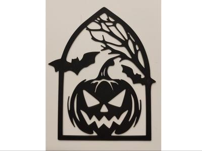 Halloween decoration - pumpkin sticker