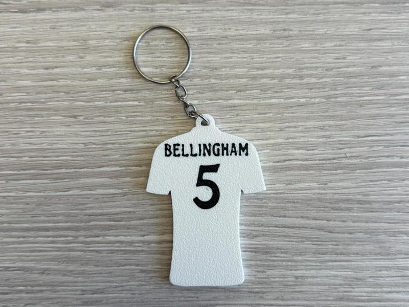Jude Bellingham T-Shirt Keychain - Real Madrid