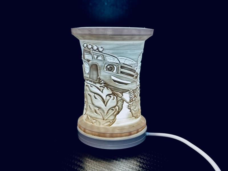 Lithophane_Blaze_and_the_Monster Machines