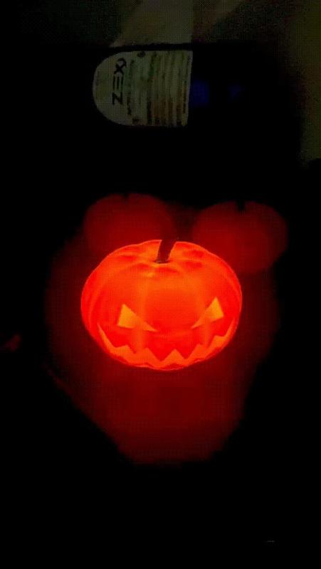 LED Pumpkin Candle