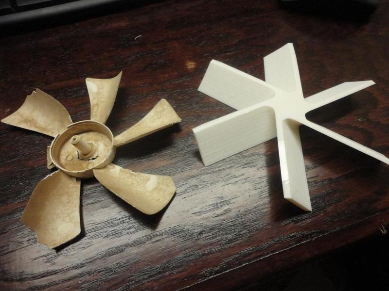 RV Vent Replacement Fan Blade 