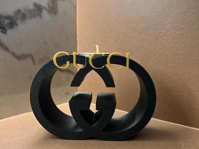 Gucci scented candle with logo