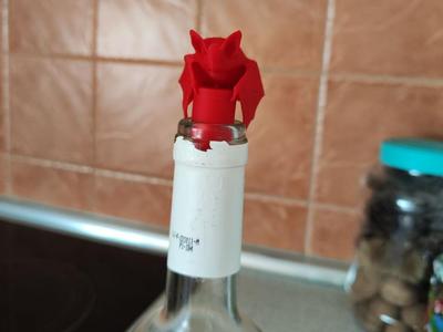 bat wine bottle stopper