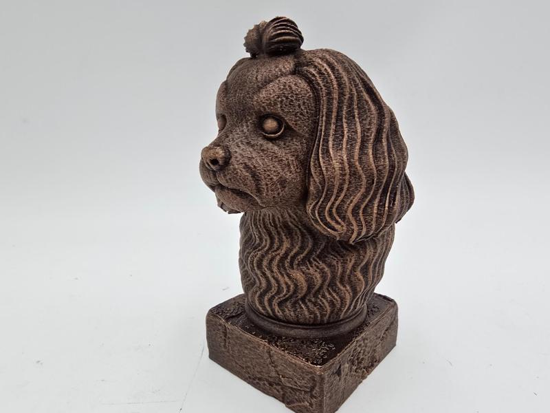 MALTESE DOG BUST