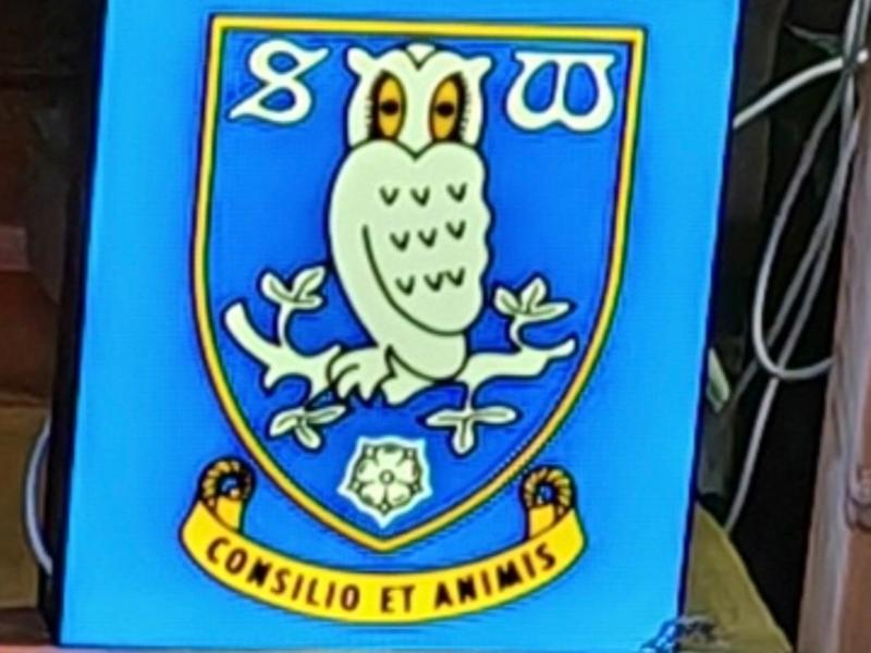 Sheffield (Sheff) Wednesday F.C LED Light box