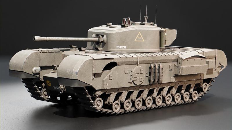 Churchill Mk. VII A22F- WW2 British Heavy Tank