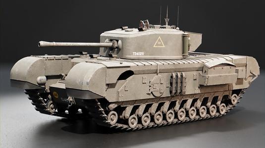 Churchill Mk. VII A22F- WW2 British Heavy Tank