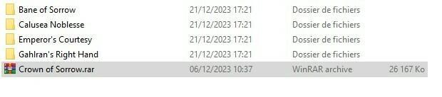 Crown of Sorrow Pack