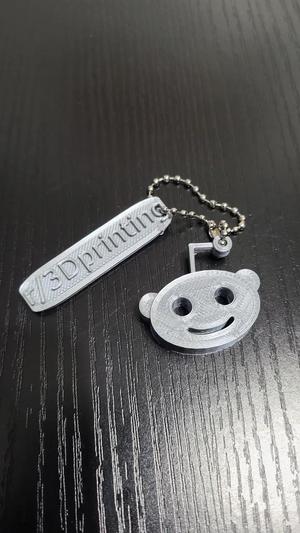 Reddit Logo Keychain