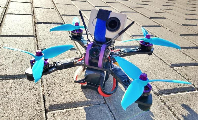 Realacc Purple215 gopro / xiaomi yi or alike support