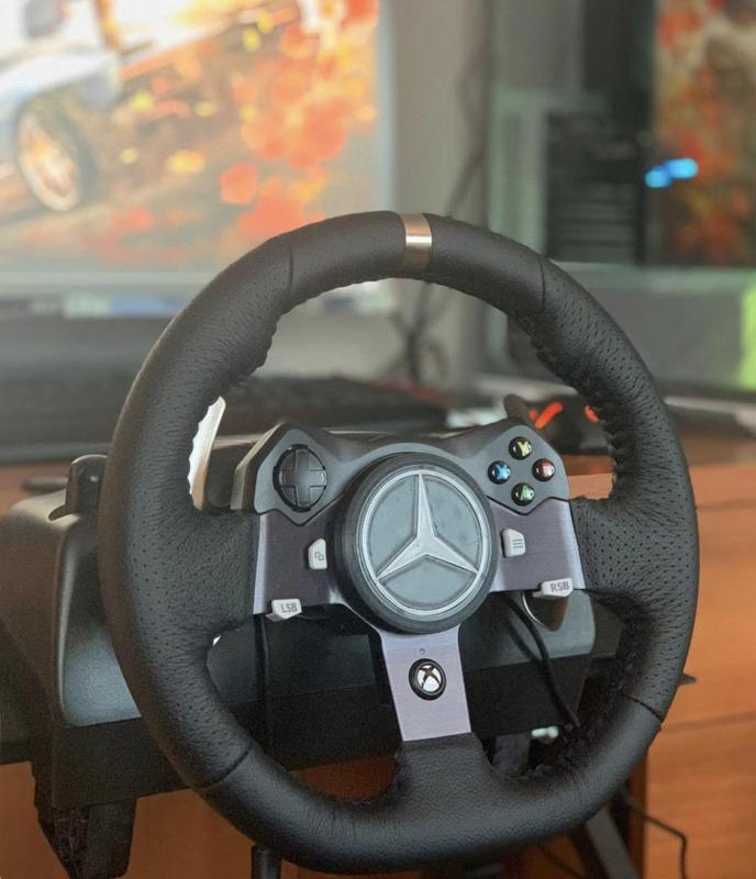Mercedes Logo Center Cap for Logitech G920/G29/G27 steering wheel