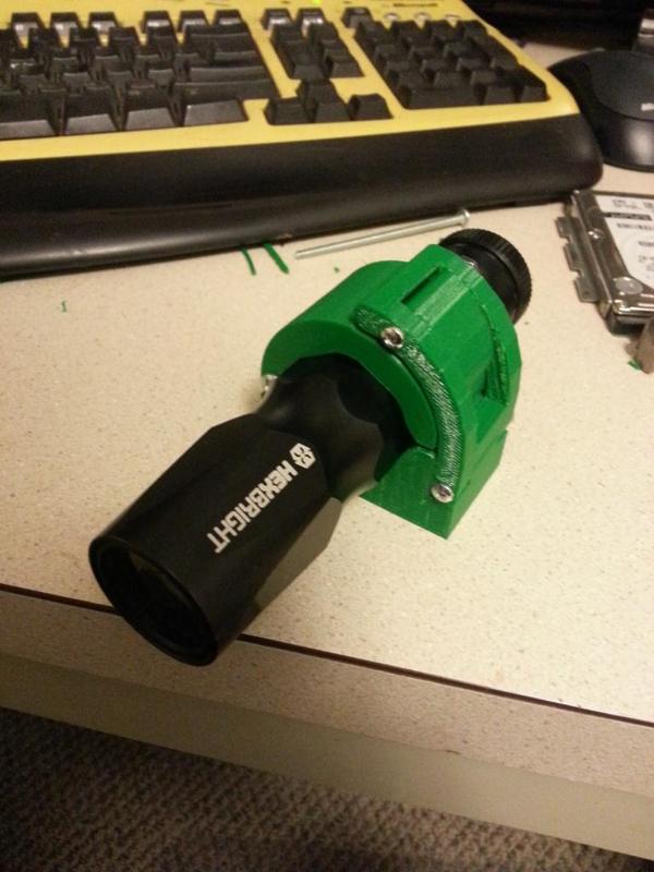 Hexbright flashlight cam latch