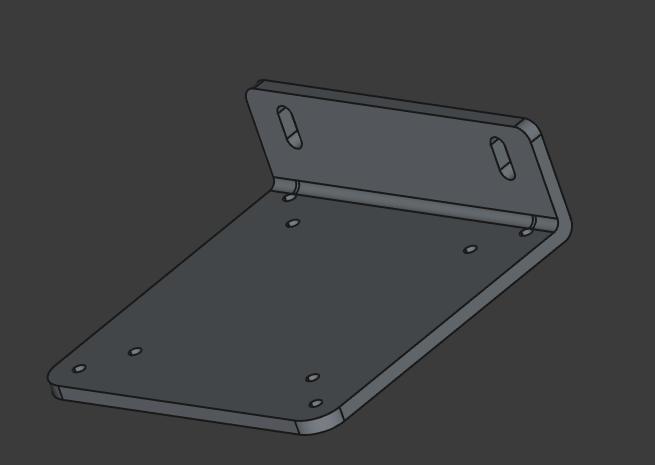 Vesa monitor mount for SimRig (100x100 & 75x75)