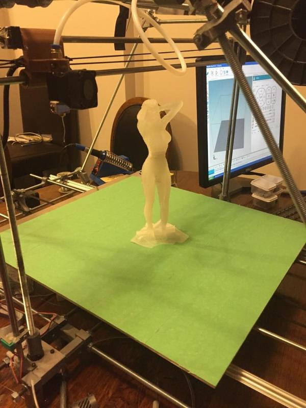 MGFA RepRapRod Printer build 450x500x300mm print surface