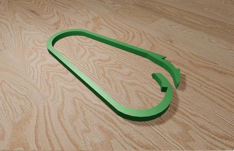 Lightweight No-Slip Shower Curtain Clip – Won’t Pop Open